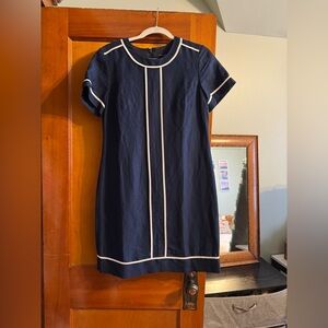 Banana Republic Linen Navy Shift